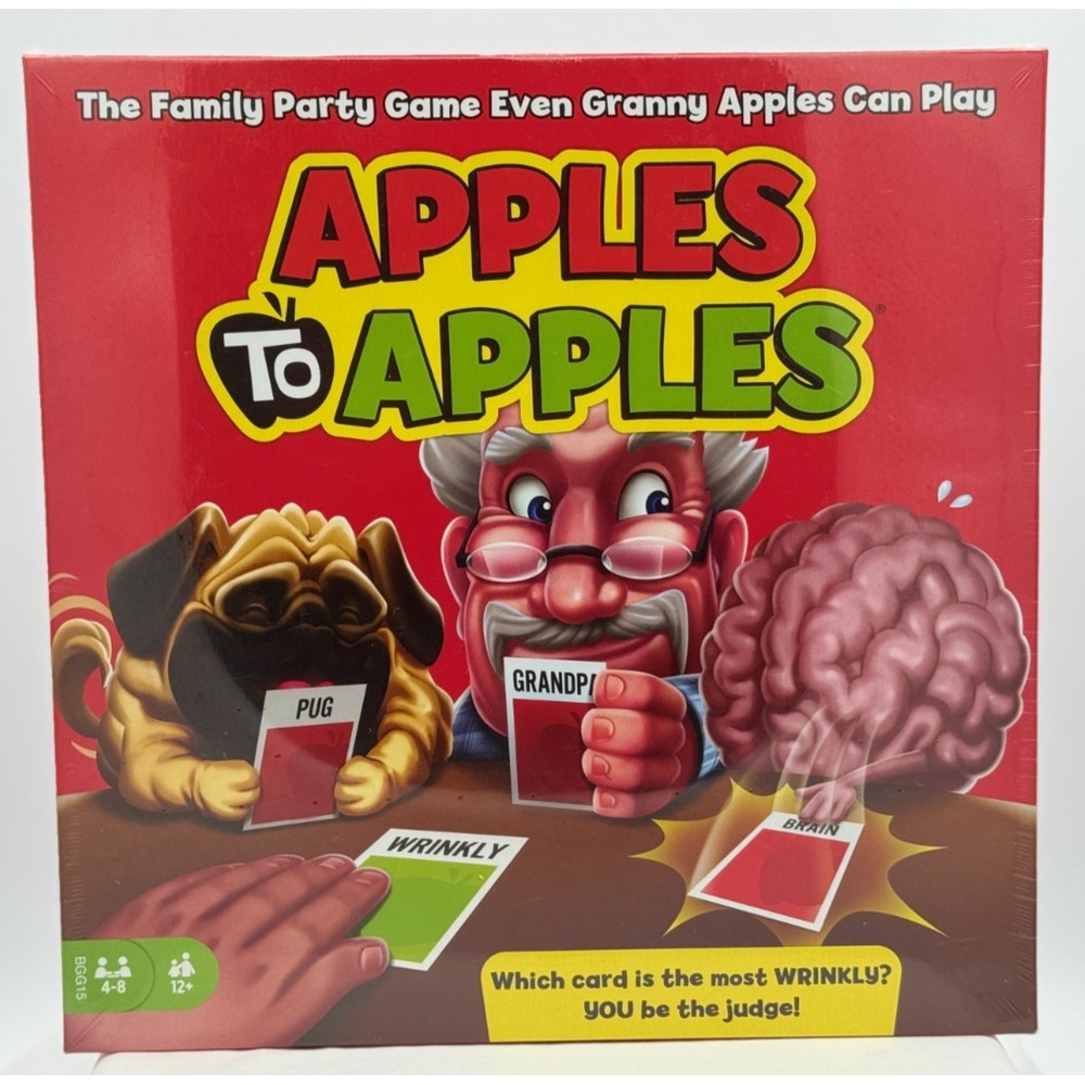 Mattel Apples to Apples Party in a Box Card Game Even Granny Apple Can Play -NEW